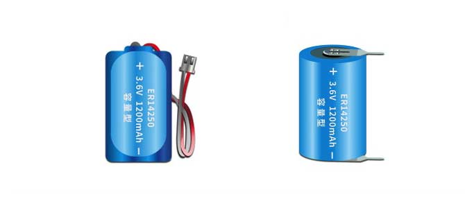 ER14250 1/2AA 3.6V設備儀器PLC鋰電池 鋰亞硫酰氯電池 鋰亞電池
