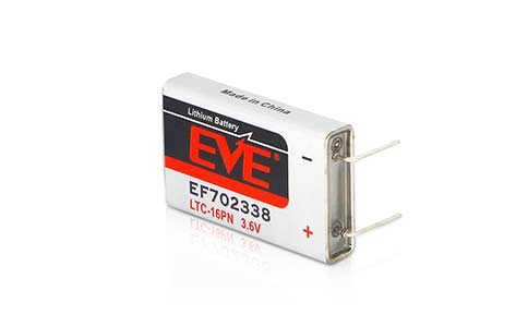 EVE EF702338 LTC - 16PN 3.6V 1600mAh亞硫酰氯鋰電池 一次性鋰亞電池
